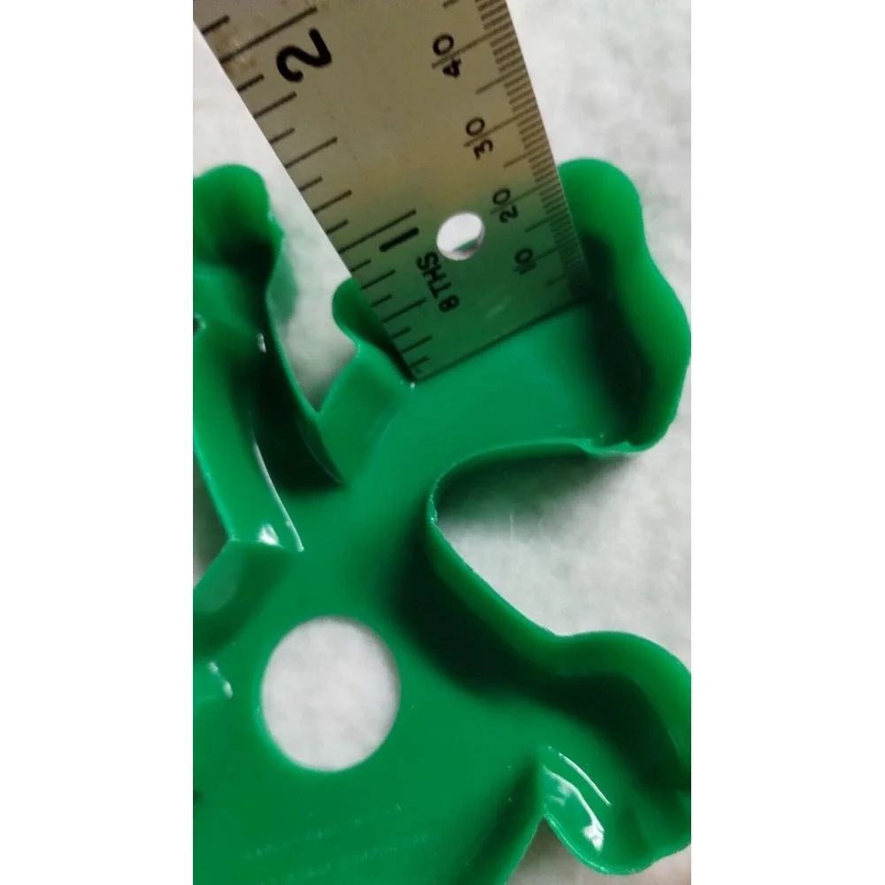 Disney Mickey Mouse & Donald Duck Plastic‎ Cookie Cutters Vintage Yellow Green